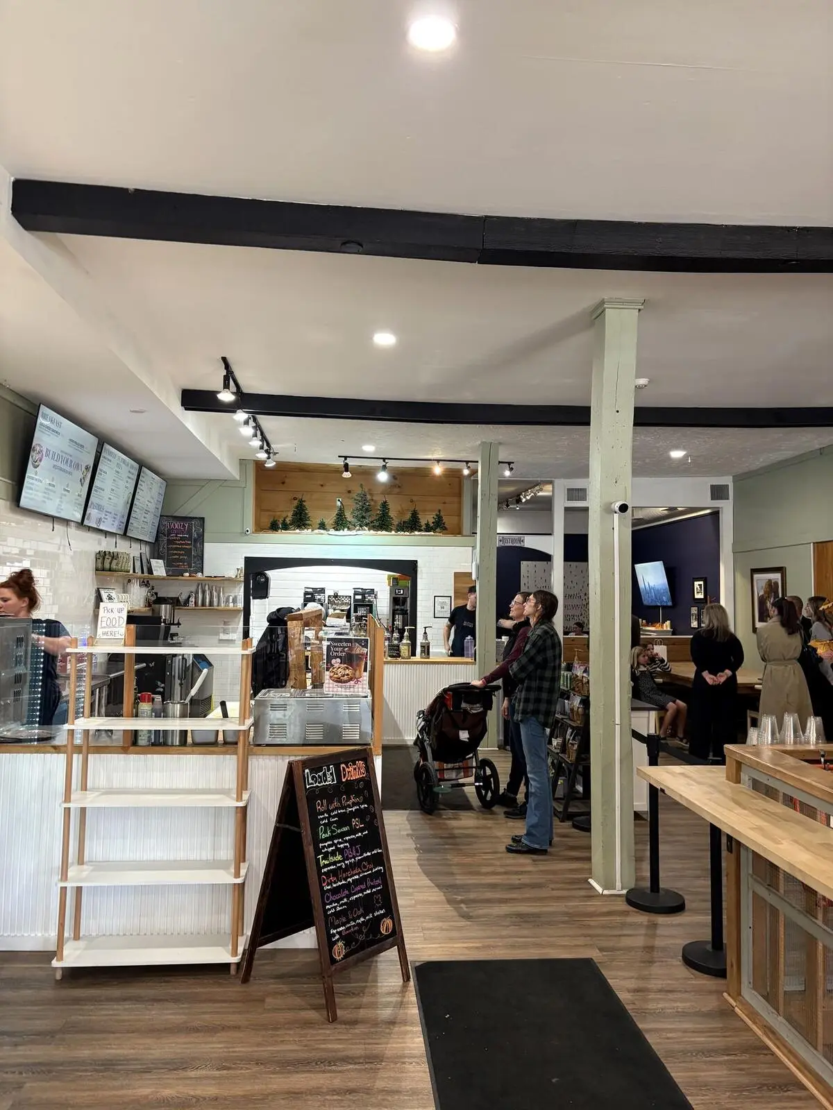 Guests ordering at the Alpine Bistro counter